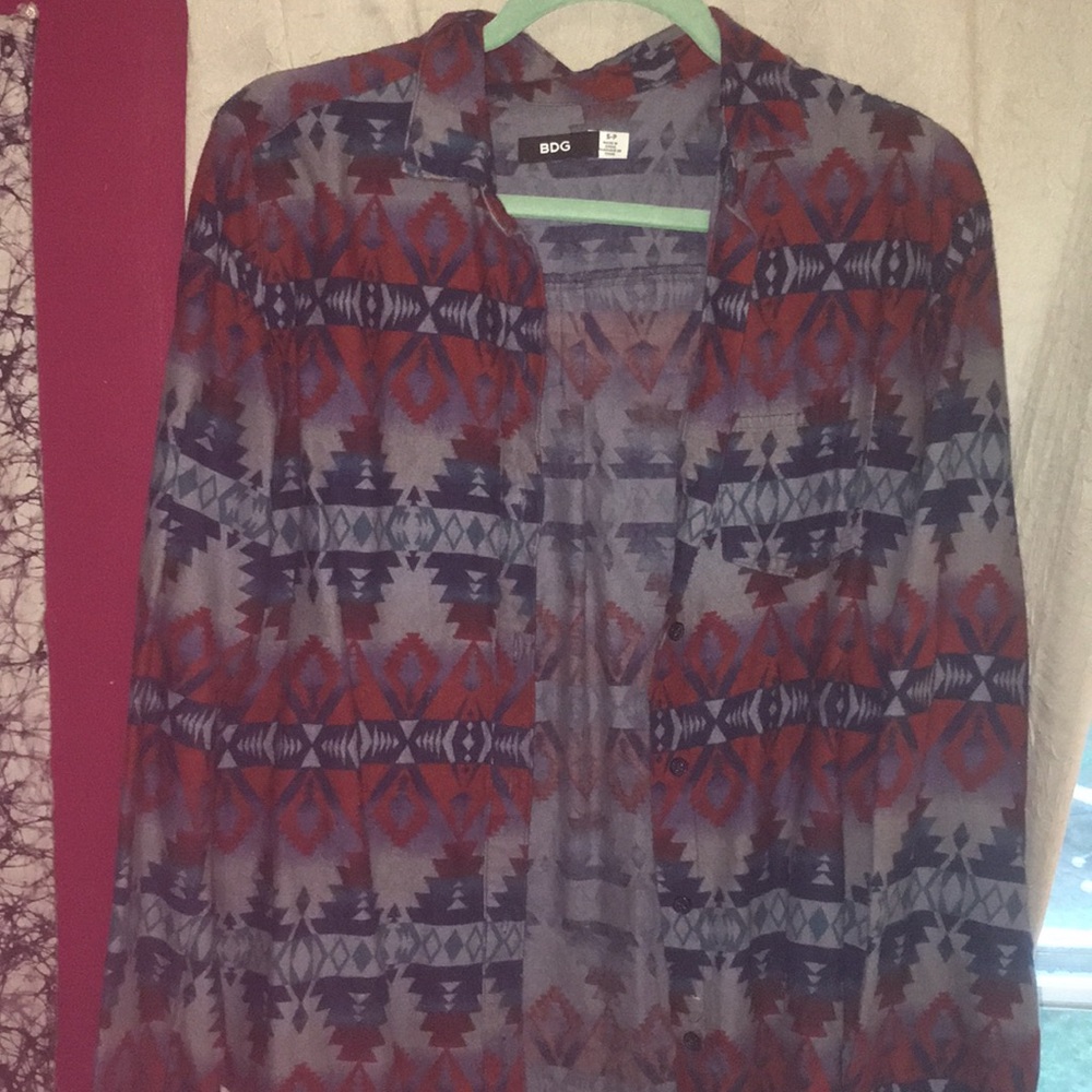 BDG Aztec flannel